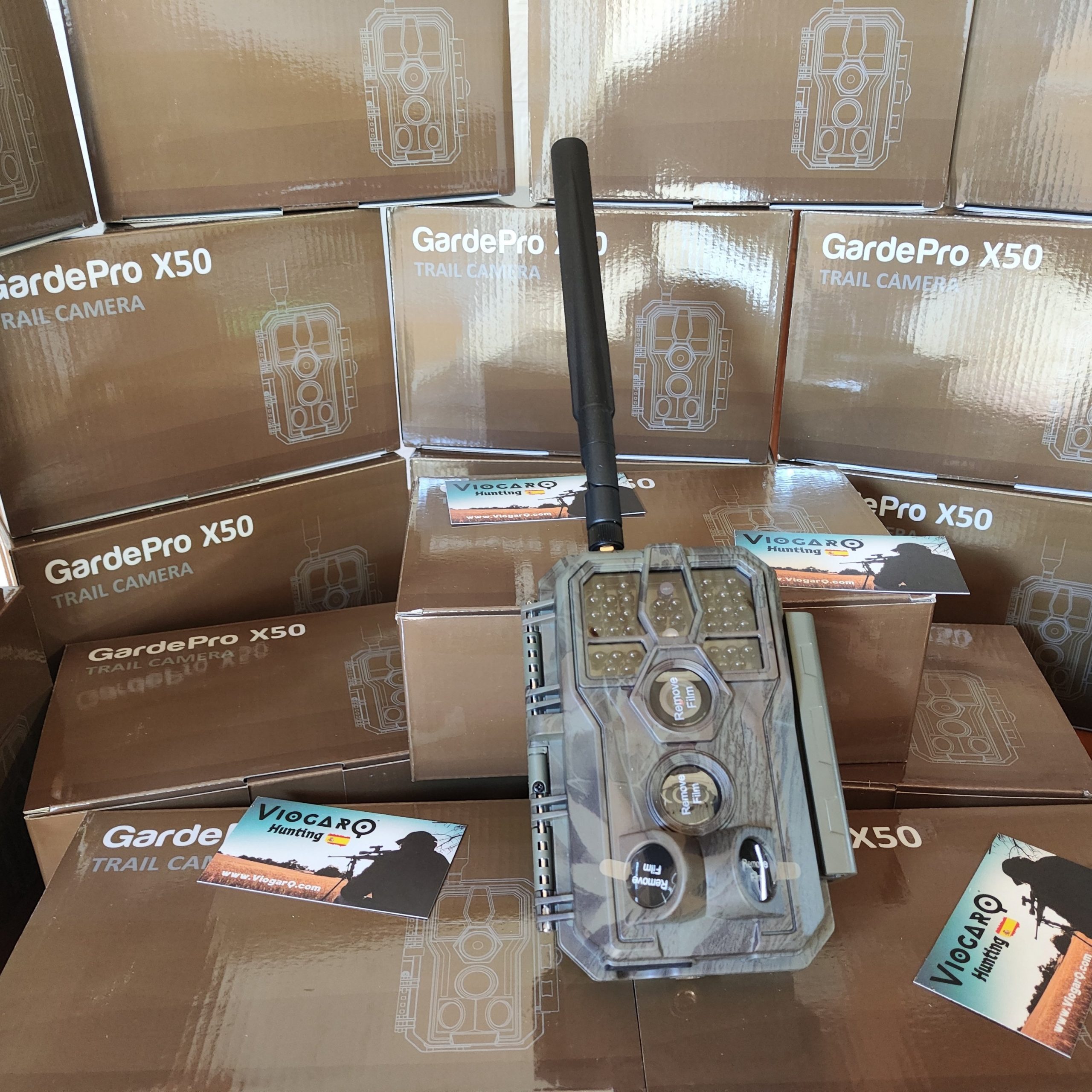 Pack 2 cámaras de caza GardePro X50 con pilas gratis para fototrampeo